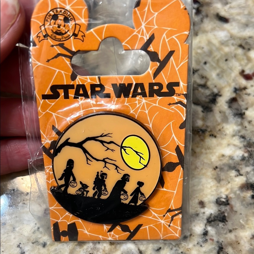 Disney Star Wars Halloween Pin - Orange and Black